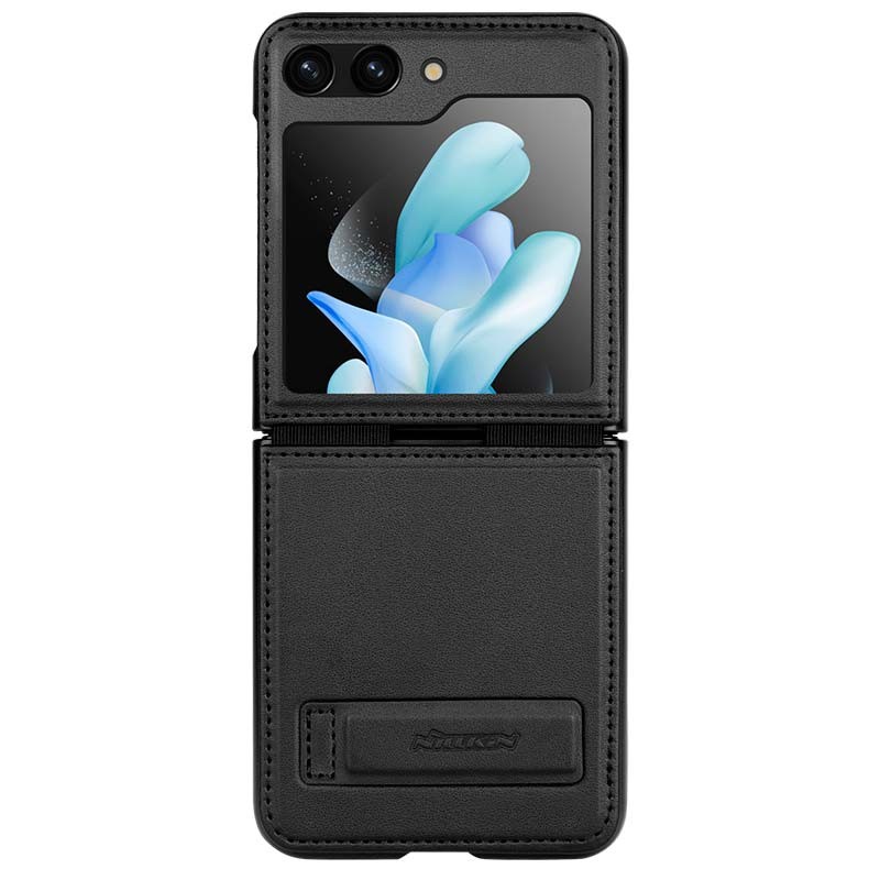 Funda de polipiel Qin negra de Nillkin para Samsung Galaxy Z Flip5 - Ítem