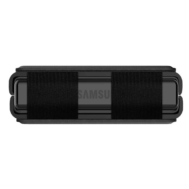Funda de polipiel Qin negra de Nillkin para Samsung Galaxy Z Flip5 - Ítem4