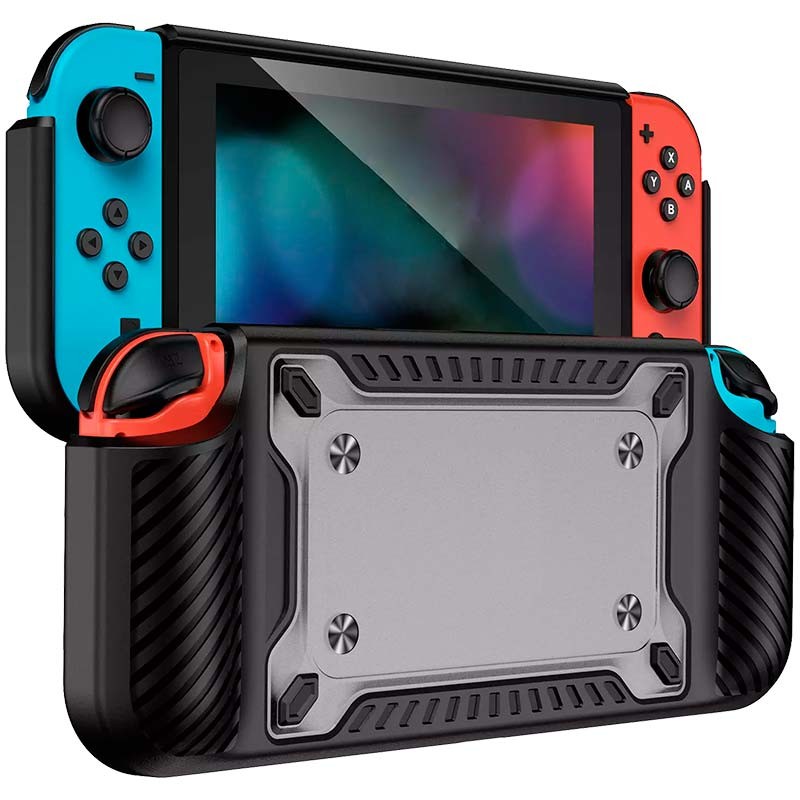 Coque PowerGaming pour Nintendo Switch - Avec Card Box - Noir