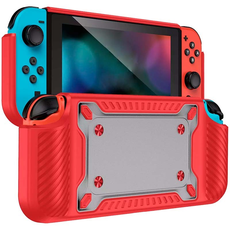 Funda PowerGaming para Nintendo Switch - Con Card Box - Rojo