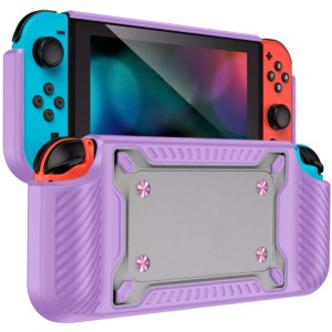 Coque pour Nintendo Switch PowerGaming avec Card Box Violet
