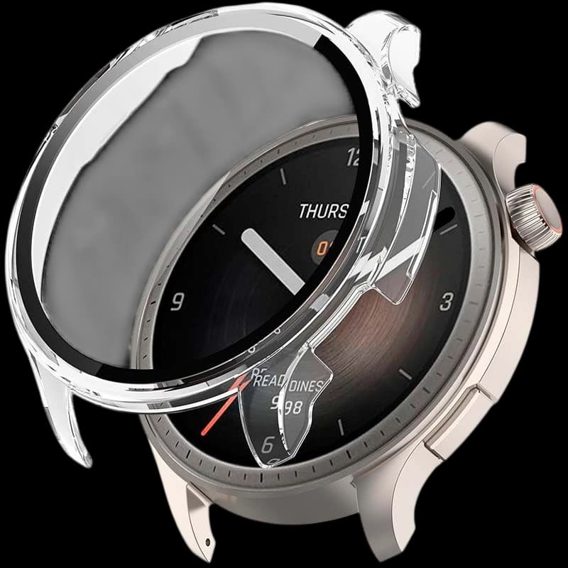 Capa PC transparente + Vidro Temperado Amazfit Balance