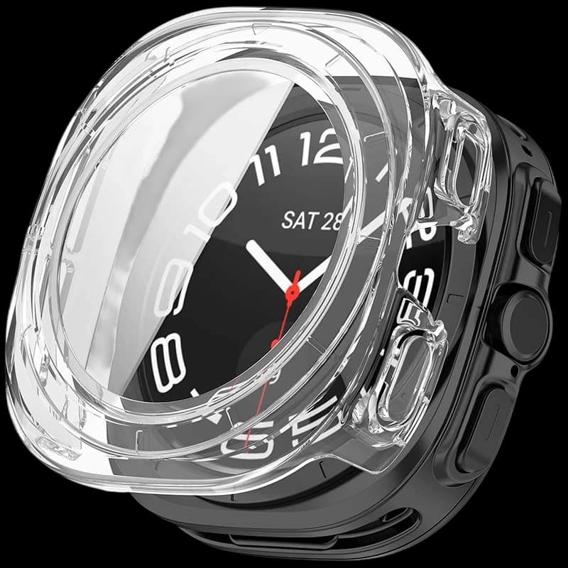 Funda PC transparente + Cristal Templado Samsung Galaxy Watch Ultra 47mm