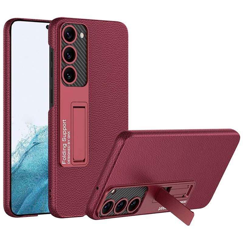 Funda de polipiel con soporte burdeos para Samsung Galaxy S23 - Ítem