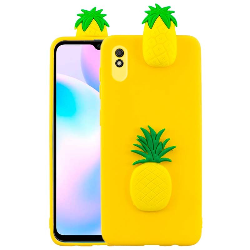 Capa de silicone Xiaomi Redmi 9A / Redmi 9AT Abacaxi - Item