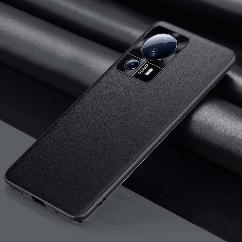 Funda Xiaomi 13 Lite - Polipiel + TPU - Negro