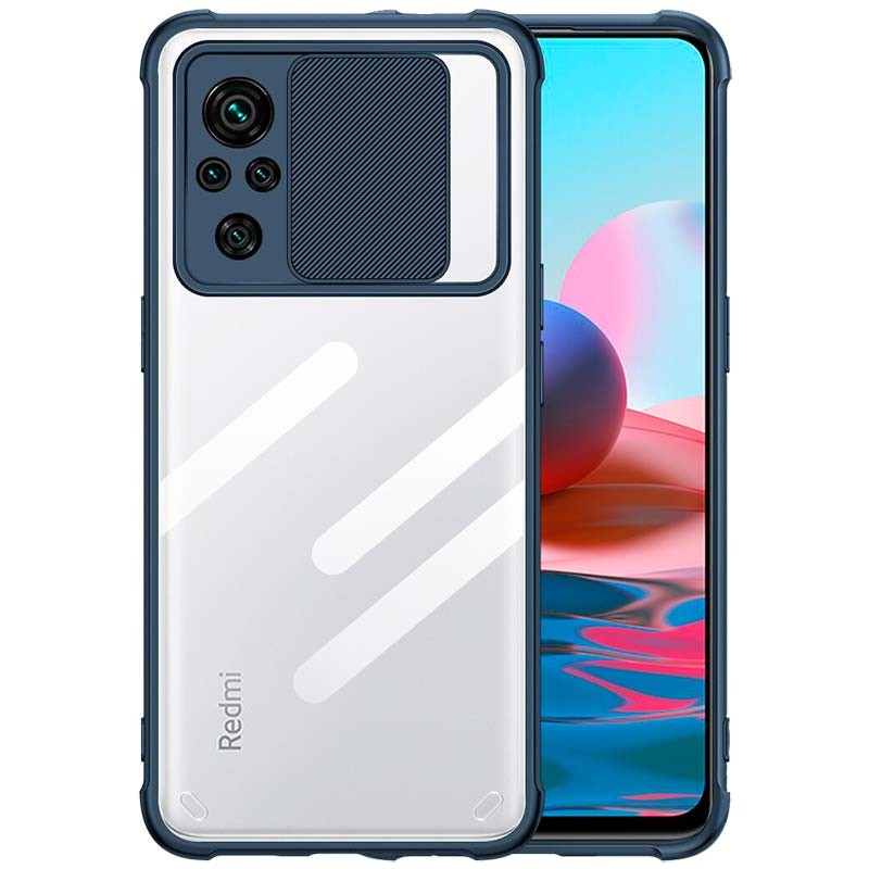 Funda De Protección De Cámara Para Teléfono Xiaomi Redmi Note 10 10S Pro  Max Carcasa Transparente Mate A Prueba De Golpes