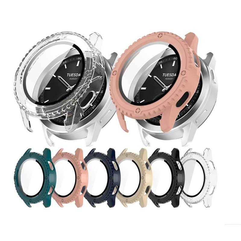 Capa PC preta + Vidro Temperado Xiaomi Watch S3 - Item1