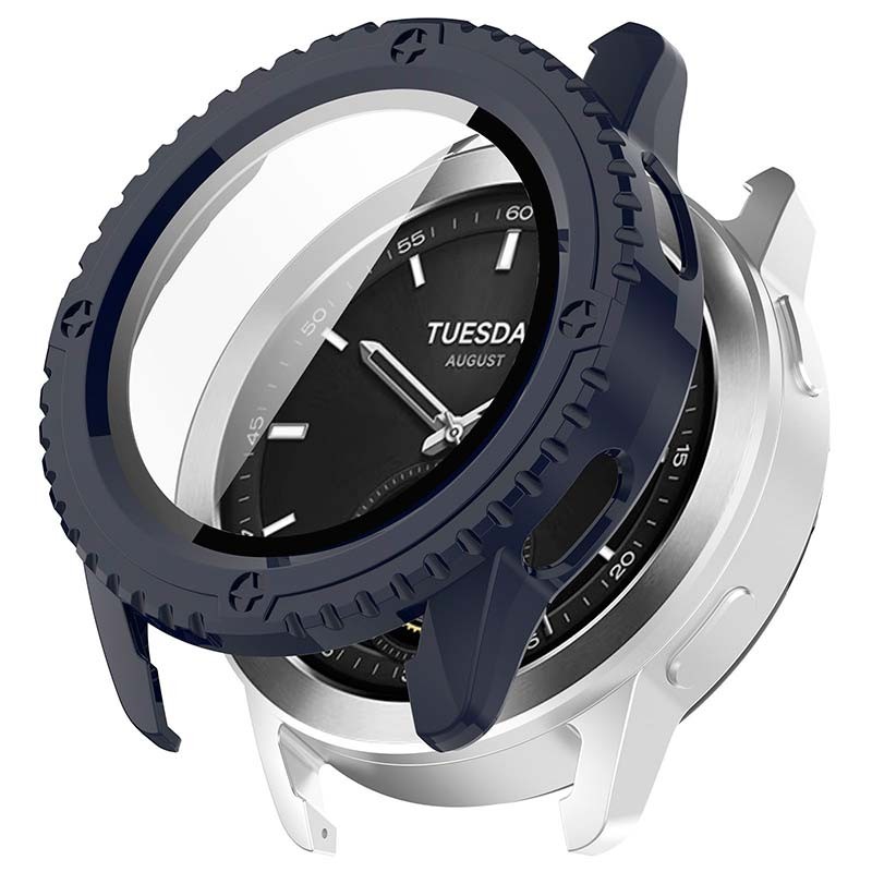 Coque PC bleu foncé + Verre Trempé Xiaomi Watch S3 - Ítem
