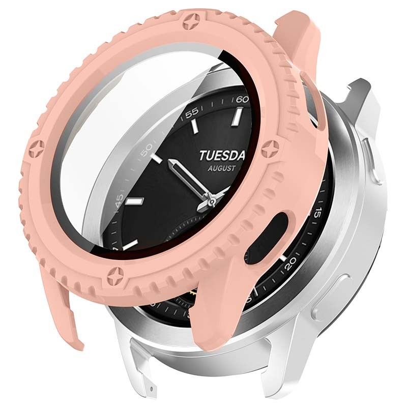 Funda PC rosa + Cristal Templado Xiaomi Watch S3 - Ítem