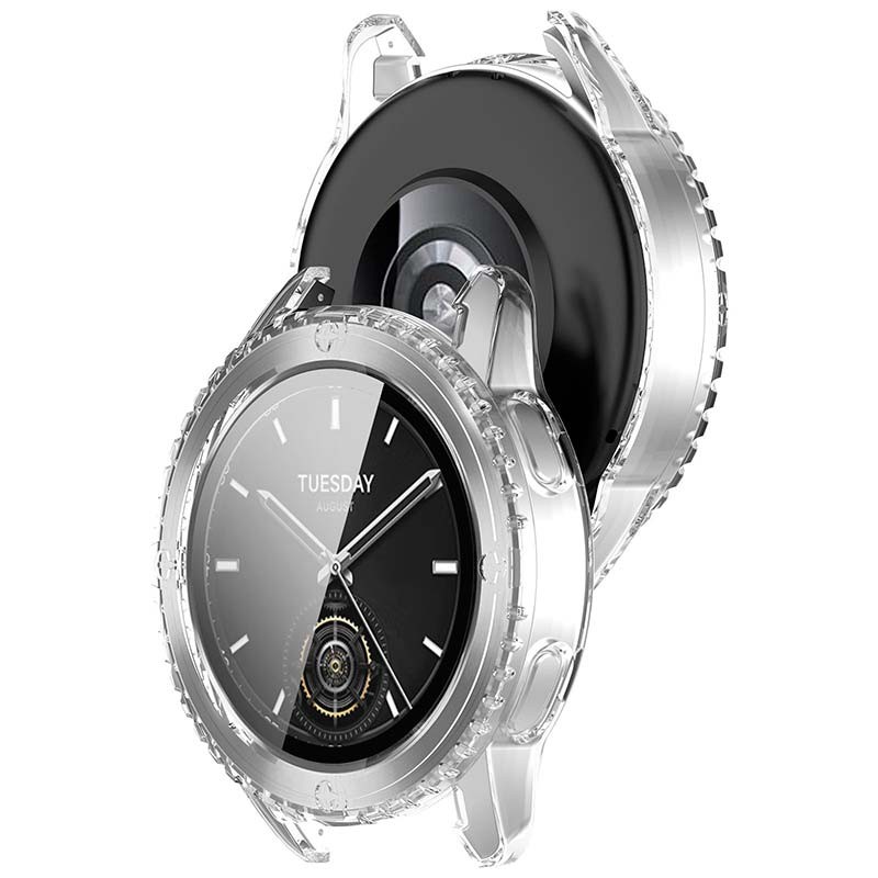 Capa PC transparente + Vidro Temperado Xiaomi Watch S3 - Item1