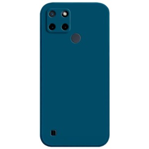 Coque Realme C21Y Square Liquid Premium Bleu