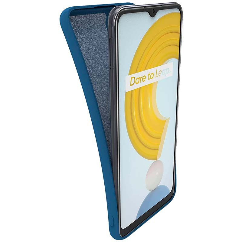 Capa Realme C21Y Square Liquid Premium Azul - Item1