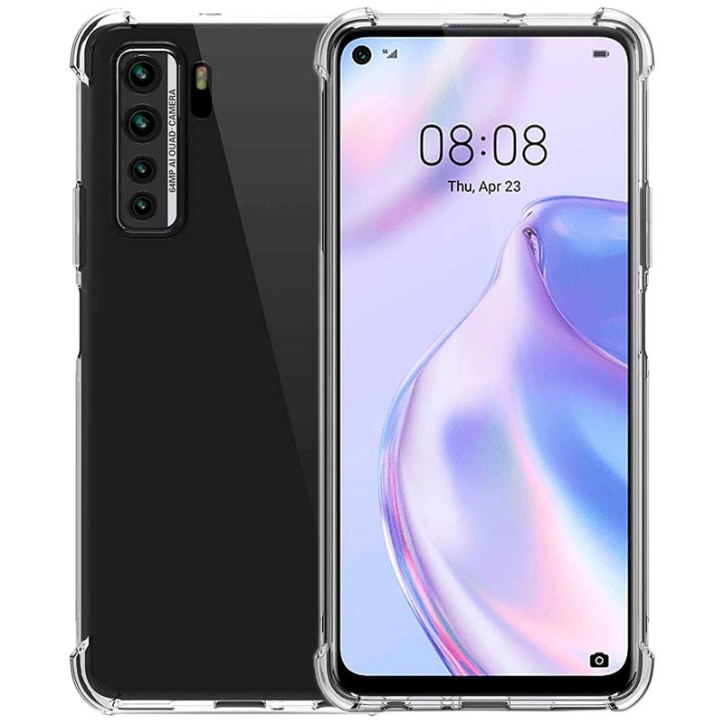 Coque de téléphone en Silicone avec anneau de support de voiture, aimant  Transparent, 64/128 go, pour Huawei P40 Lite Pro P40Lite 40 Lite P40 Light  Lait - AliExpress