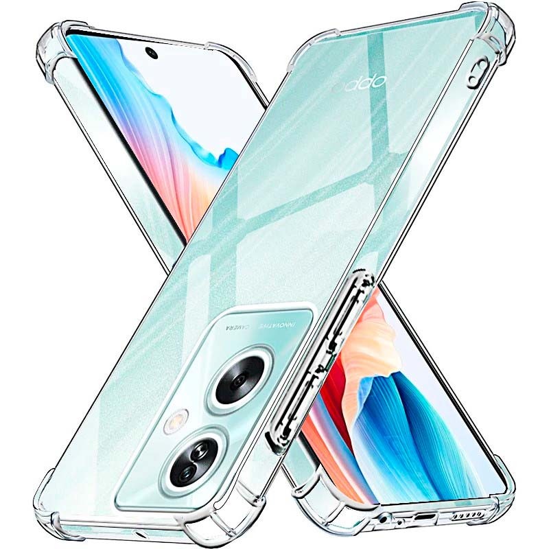 BUNAL Funda para OPPO A79 5G (6.72) Teléfono + Cristal Templado, Capa  Antigolpes y Antiarañazos Protector Silicona Funda Móvil para OPPO A79 5G 