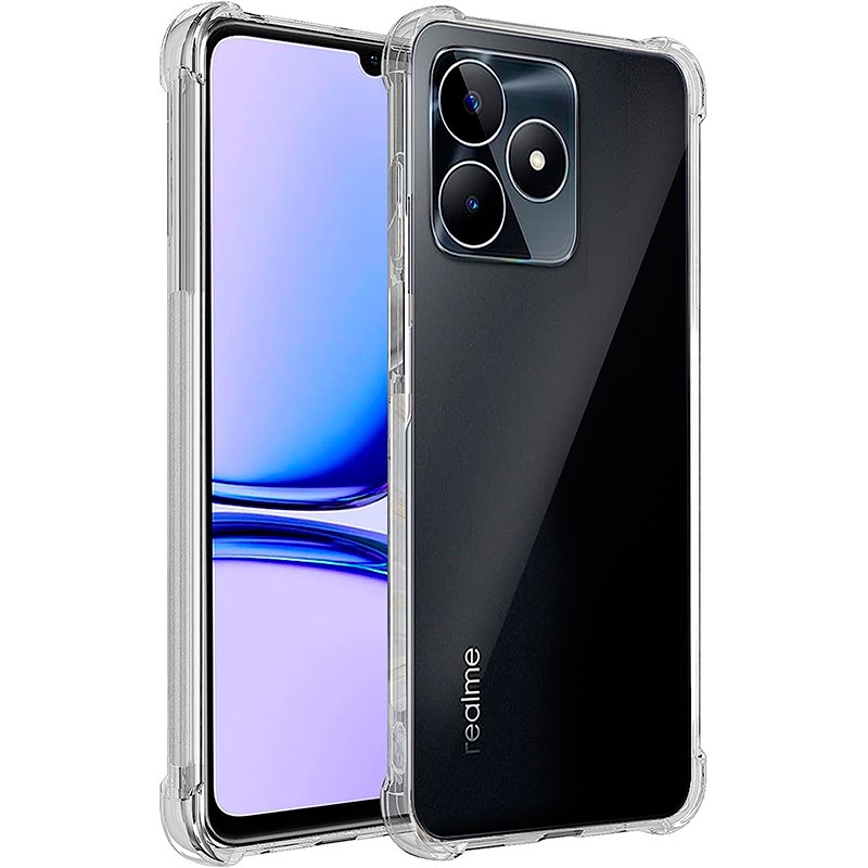 Nueva Funda Para Teléfono Móvil Para Realme C55/realme C53/realme C51 Funda  Para Teléfono Con Carcasa De Goma Suave De Tpu - Textura Cepillada,  Sensible Al Botón De Presión, Borde Superior Con Todo