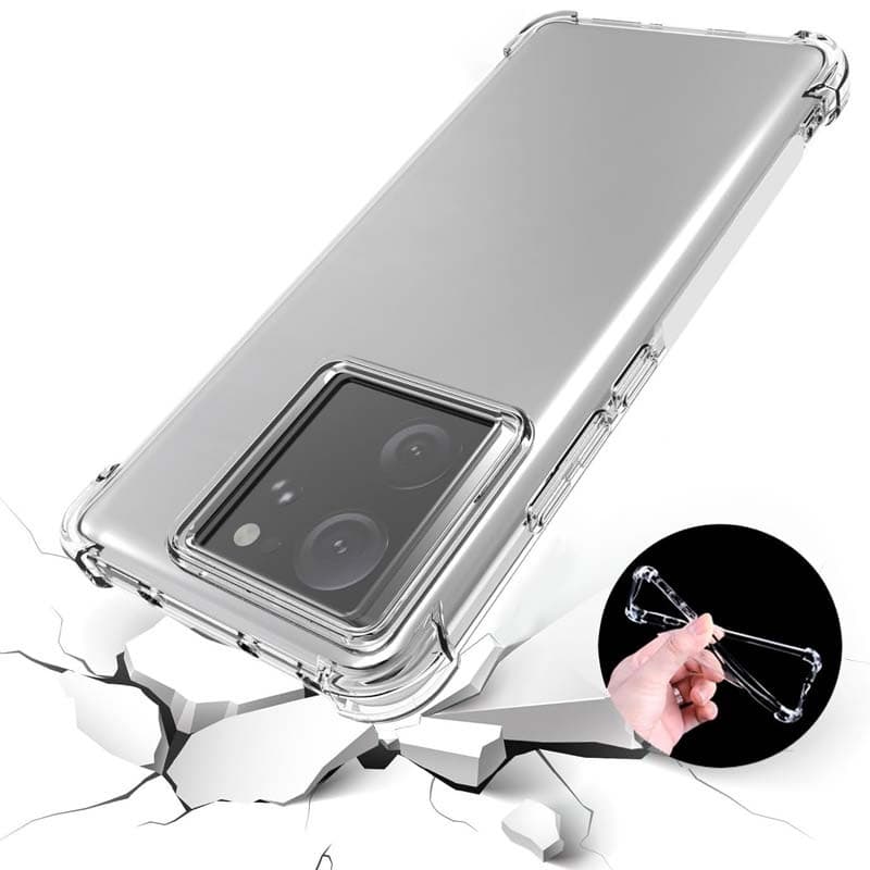 cantos da capa de silicone Reinforced para Xiaomi 13T