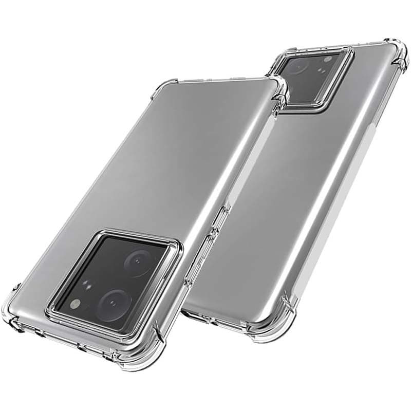 vista frontal e traseira da capa de silicone Reinforced para Xiaomi 13T