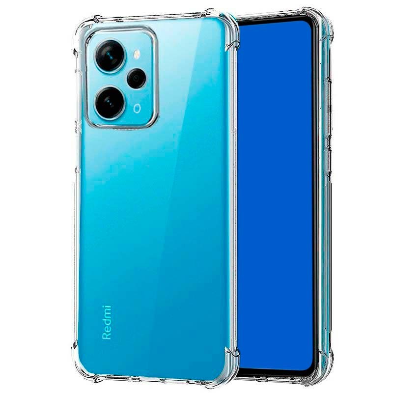  ZMONE - Funda para Xiaomi Redmi 12 4G con protector de pantalla  de cristal, [2 unidades] Funda protectora de cámara deslizante integrada,  funda protectora de cuerpo completo militar resistente, color azul 