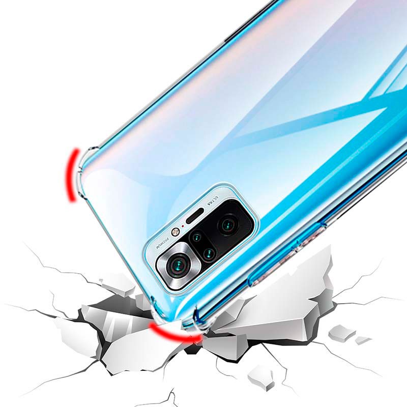 Funda de Silicona Transparente para Xiaomi Redmi Note 10 Pro