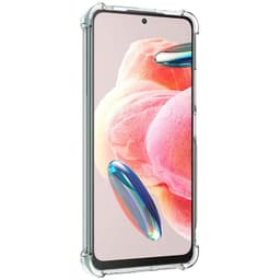 vista frontal da Capa de silicone Reinforced para Xiaomi Redmi Note 12 4G
