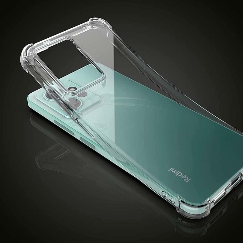 flexibilidade da Capa de silicone Reinforced para Xiaomi Redmi Note 12 4G