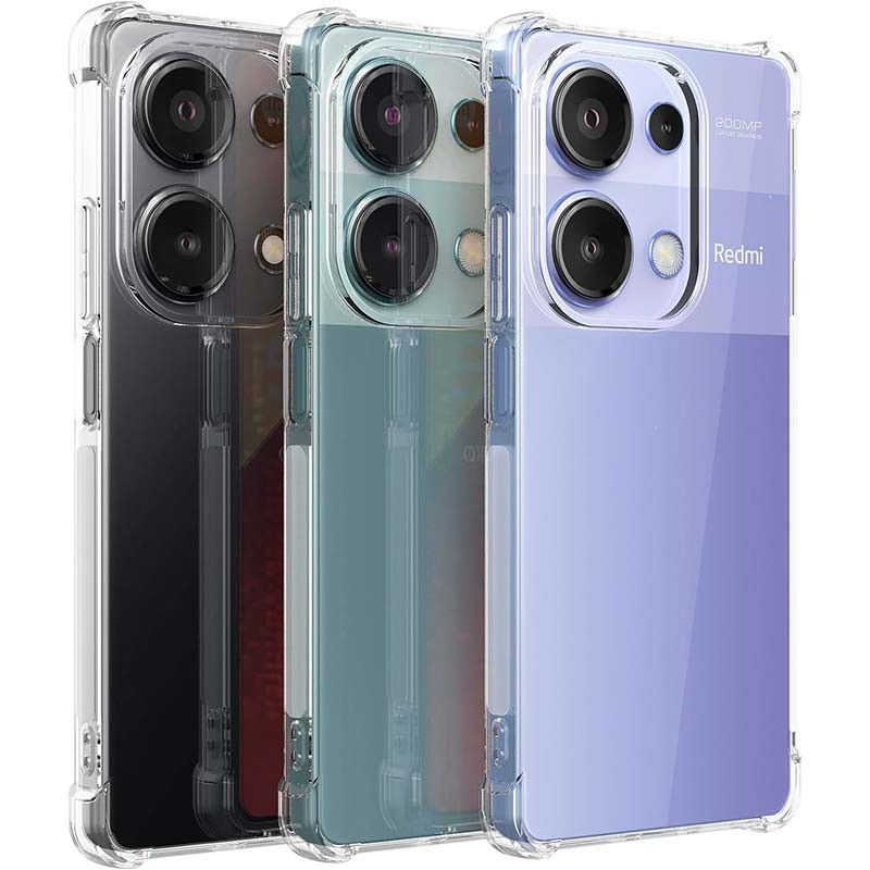 Para Xiaomi Redmi Note 13 Pro 6D Funda trasera de cuero con