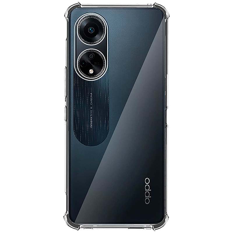 GEJEFA Funda para OPPO A98 5G + [3 Piezas] Protectores de Pantalla,  Transparente Carcasa de Silicona Anti-Choque TPU Bumper Funda y Protector  para OPPO A98 5G : : Electrónica