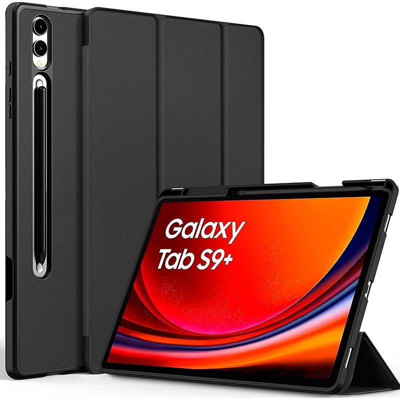 Coque Compatible Noir pour Samsung Galaxy Tab S9+ - Ítem