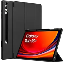 Coque Samsung Galaxy Tab S9+/S10+ Compatible Noir