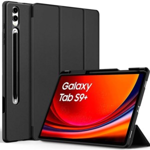 Capa Samsung Galaxy Tab S9+/S10+ Compatível Preto