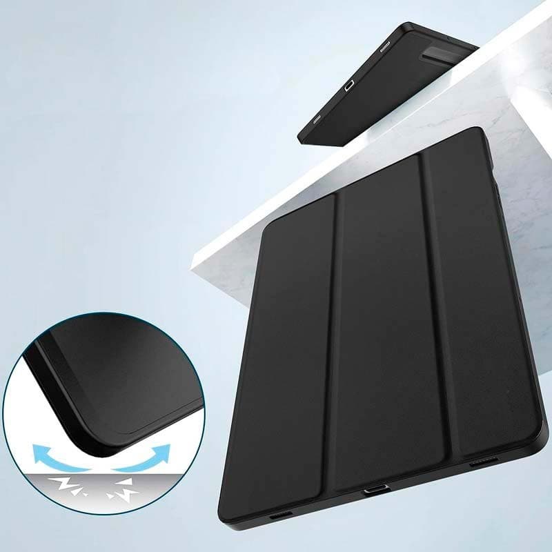 Partie inférieure et supérieure de l'Étui Compatible noir pour Samsung Galaxy Tab S9+