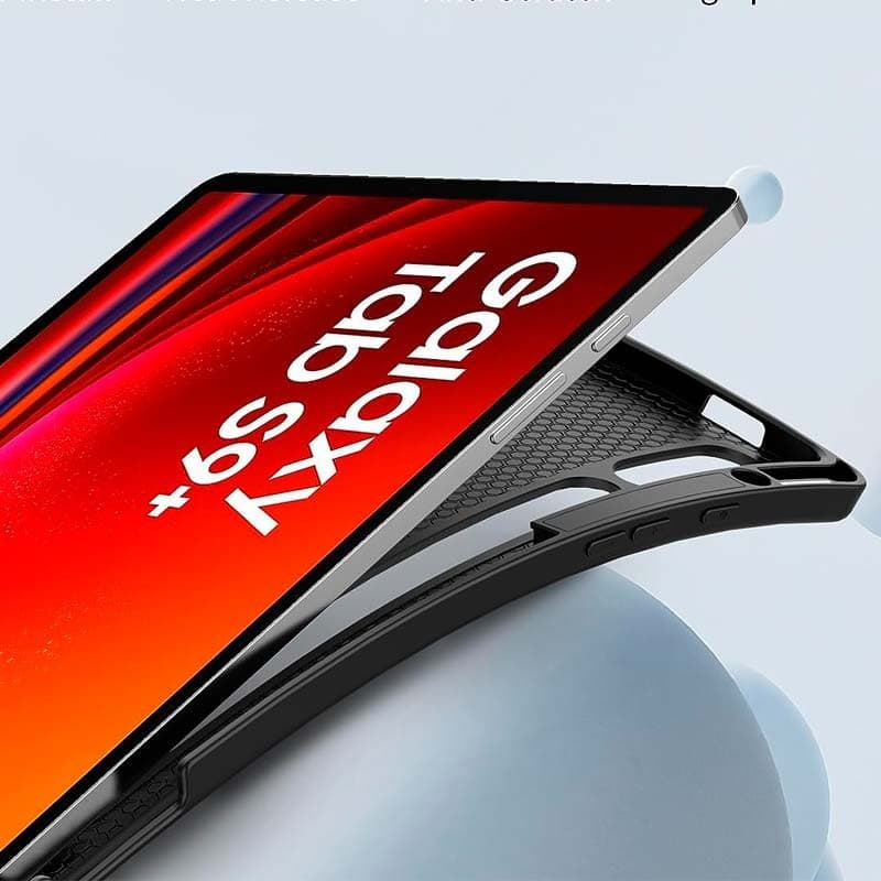 Arrière de l'Étui Compatible noir pour Samsung Galaxy Tab S9+
