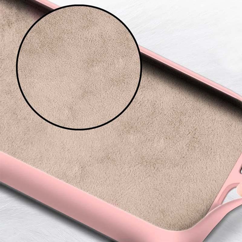 interior da Capa Square Liquid Premium rosa para Realme GT 2 Pro