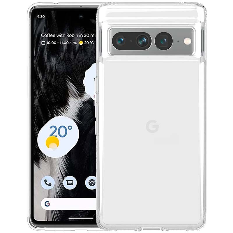 Funda de silicona Google Pixel 7 Pro - Transparente