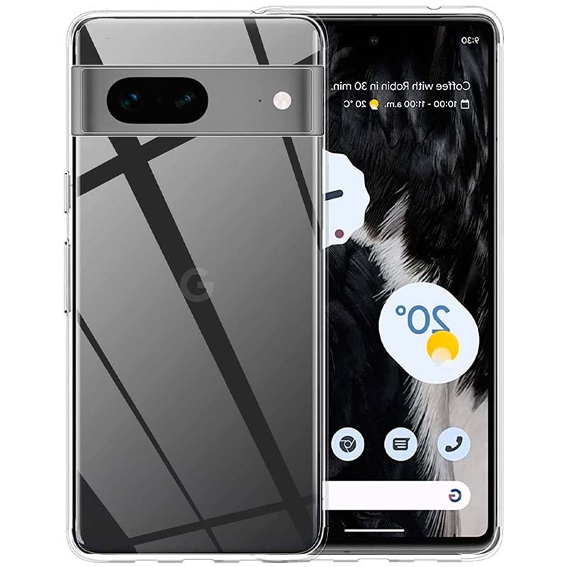 Coque en silicone Google Pixel 7 5G Transparent - Ítem