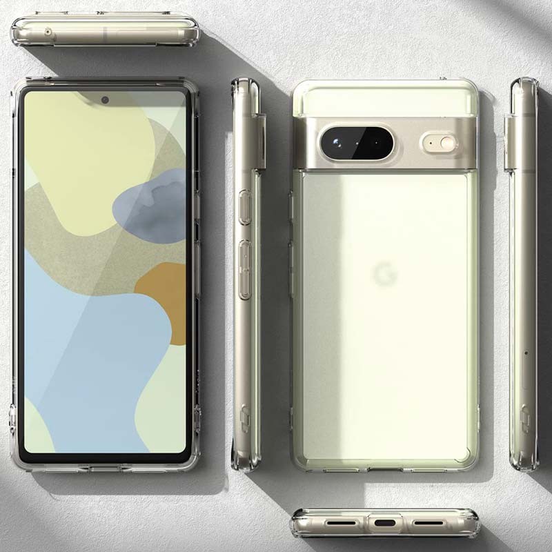 Coque en silicone Google Pixel 7 5G Transparent - Ítem4