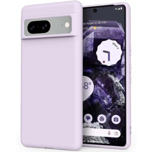 Funda de silicona lavanda para Google Pixel 8