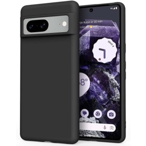 Coque en silicone noire pour Google Pixel 8