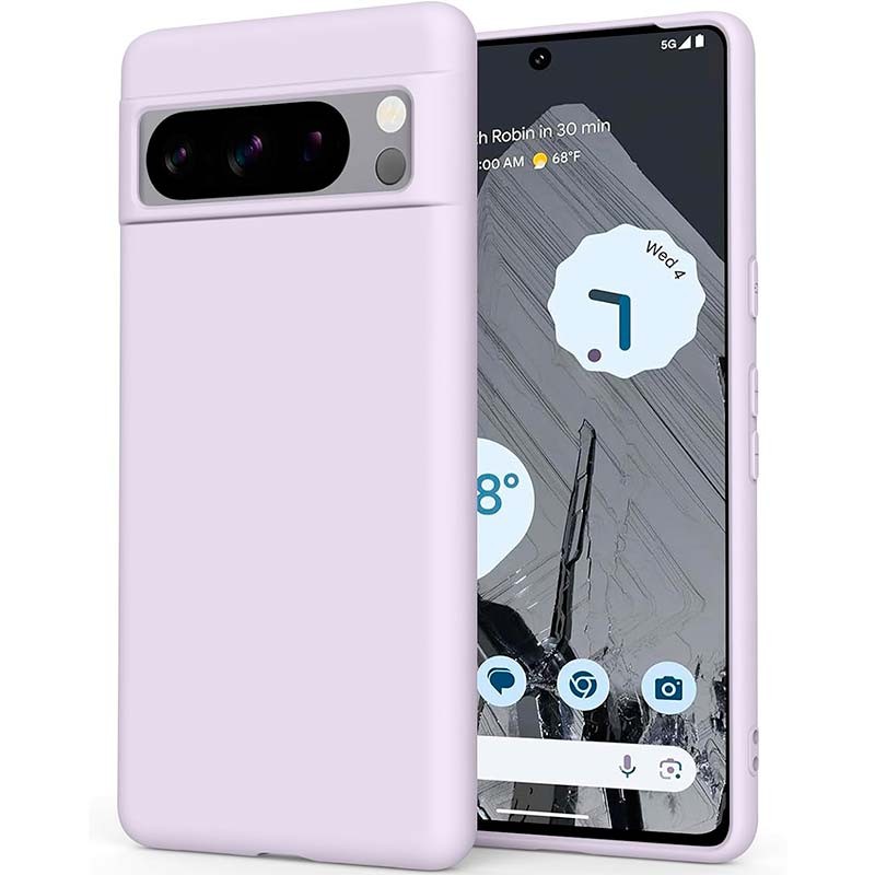 Capa de silicone lavanda para Google Pixel 8 Pro - Item