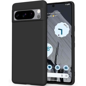 Coque en silicone noire pour Google Pixel 8 Pro