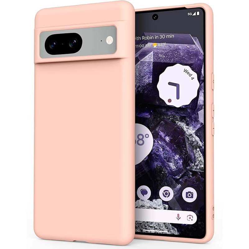 Capa de silicone rosa para Google Pixel 8 - Item