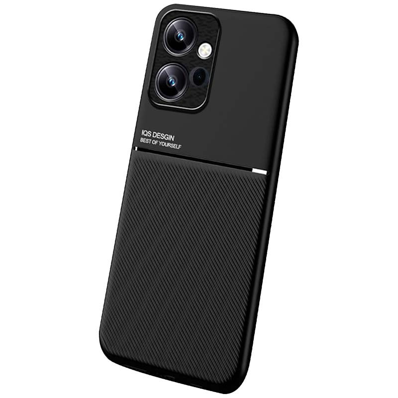 Capa em silicone sintética Magnetic Shockproof preta para Xiaomi Redmi Note 12 4G - Item