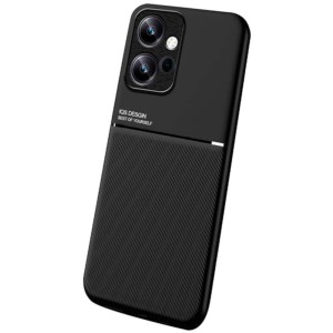 Funda de silicona Magnetic Shockproof negra para Xiaomi Redmi Note 12 4G