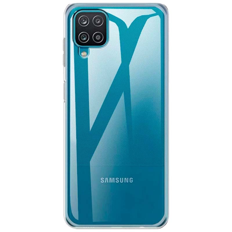 Cover Trasero en Negro kwmobile Carcasa Compatible con Samsung Galaxy A12 Funda de Silicona para móvil 