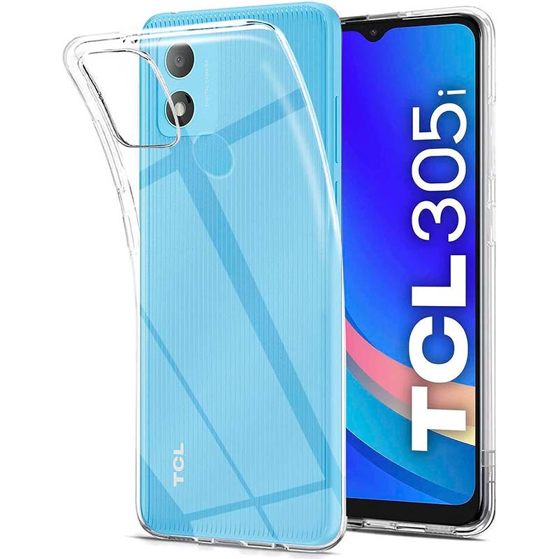 Capa de silicone transparente para TCL 305i - Item1