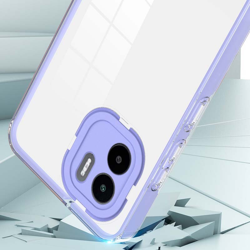 Capa de telefone para Xiaomi Redmi A1 Acrílico + TPU 360 graus com  cobertura total (roxo)