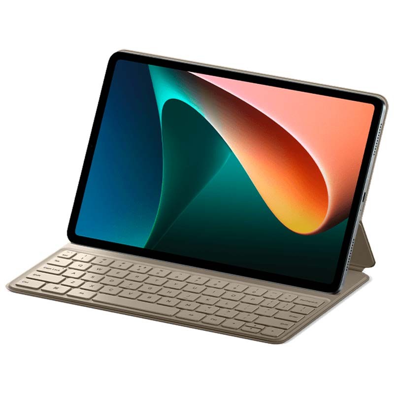 Funda Smart Case con Teclado para Xiaomi Pad 5 Blanco