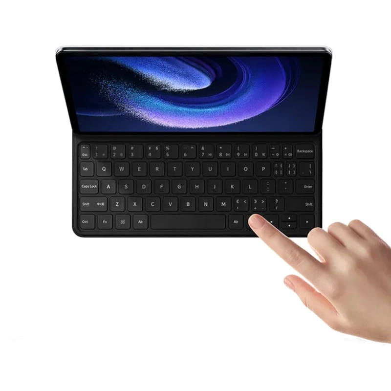 Funda Smart Case con Teclado para Xiaomi Pad 6 Negro