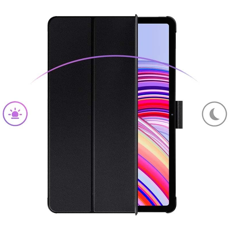 función inteligente de la Funda Smart Flip negra para Xiaomi Redmi Pad Pro